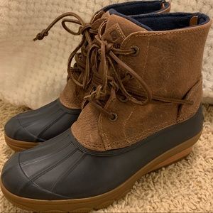 Sperry Dark Blue Duck Boots